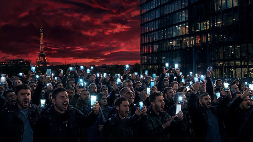 Mobilisation VTC : un 'Acte 3' de colère devant le siège d'Uber à Paris